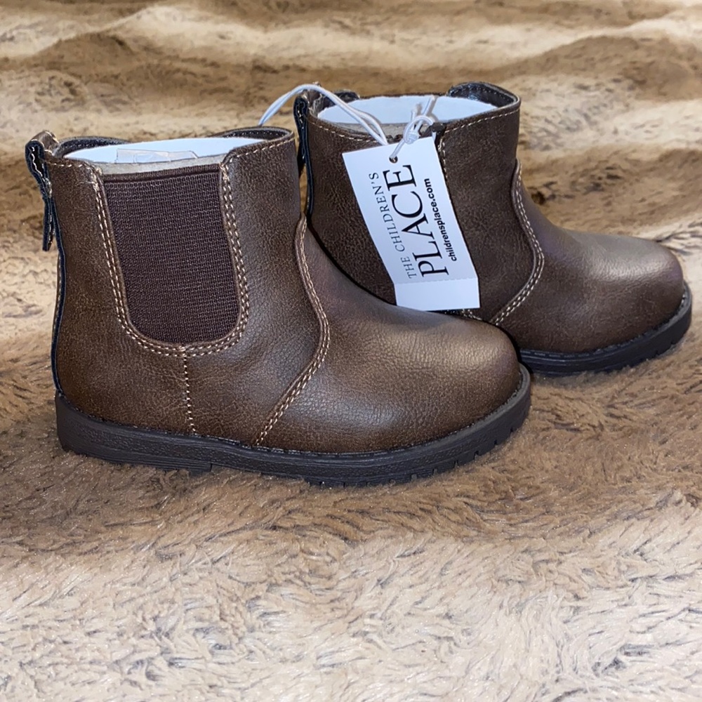 Toddler Boys Faux Leather Boots